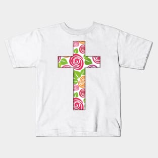 christian cross Kids T-Shirt